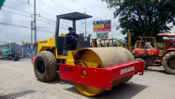 รถบด DYNAPAC CA30D คุณภาพเยี่ยม เก่านอก ทำสีใหม่แล้ว
