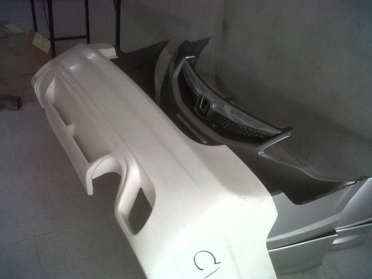 ขายชุดแต่งรอบคัน พร้อมกันชนหน้าหลังแท้ศูนย์ Civic FD 2010 Mugen