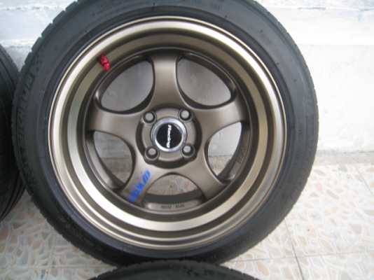 ขายล้อแม็กใหม่ W work s1 15'xหน้า 7.5 et38 หลัง 8.5 et25 4รู100 +ยาง พร้อมจุ๊ปrays (081-3747940)