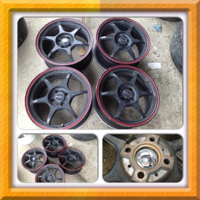 ขายแม็กมือ2ลาย Buddy Club P1 ขอบ 16 4รู100 ราคา 6,500 บาทถูก