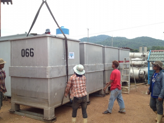 ขายถังอลูมิเนียม ขนาด 1.6x1.6m สูง 2 m ความจุ 5,000 ลิตร ราคาไม่แพง