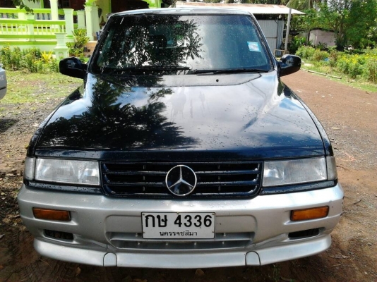 SSANGYONG - MUSSO 3.0 AT 4WD ปี 96 รถบ้านเดิมๆทั้งคัน เครื่องแห้งแรงดีไม่มีเยิ้ม ภายในเก๋งคอนโซลสวยหรูหรา CD พ.เพาเวอร์ ก.ไฟฟ้า สวยครบครัน ช่วงล่างแน่นหนึบ ยางสภาพดี 70\% พร้อมใช้งาน เอกสารทะเบียนภาษีครบพร้อมโอน ราคาต่อรองได้ครับ