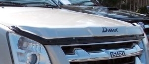 ขายกันแมลงหน้า ISUZU D-MAX SUPER PLATINUM สีบร์อนดำ