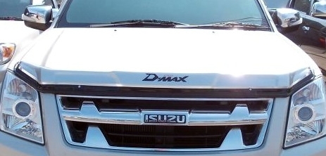 ขายกันแมลงหน้า ISUZU D-MAX SUPER PLATINUM สีบร์อนดำ
