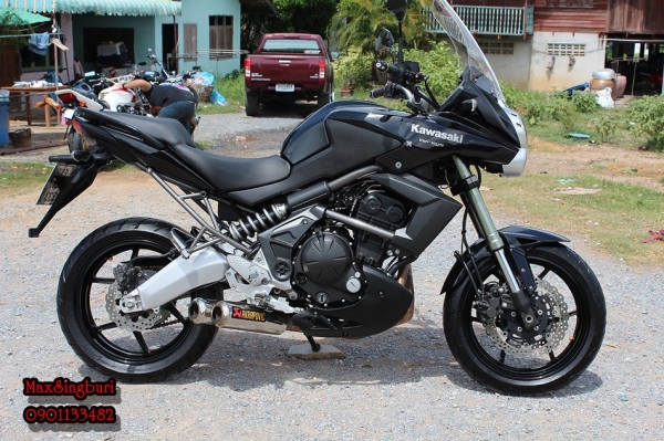 แม็กสิงห์บุรี//KAWASAKI VERSYS 650 ปี2011 รถศูนย์ สภาพดี พร้อมประกัน ท่อสูตรคู่โหดๆ 265000 ด่วน