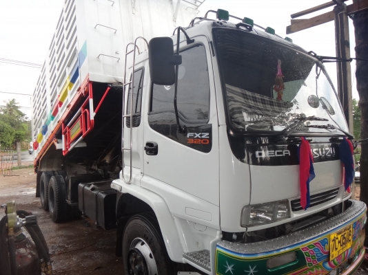 ขายด่วน  รถบรรทุกดัมพ์  พ่วง  แม่ลูก    ISUZU  DEGA  320  ปี 51  ยางดี  เรเดียลทุกเส้น  พร้อมใช้งาน