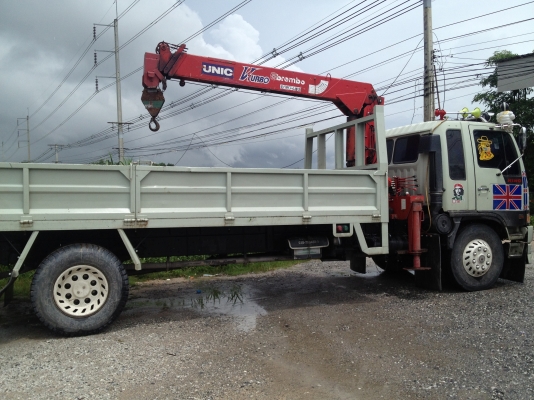 ขาย 6 ล้อ HINO FF3H ติดเครน 4.5 ตัน 4 ปลอก ยาว 7.20