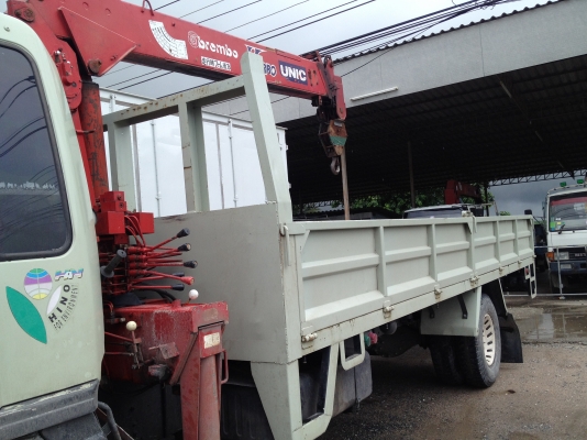 ขาย 6 ล้อ HINO FF3H ติดเครน 4.5 ตัน 4 ปลอก ยาว 7.20