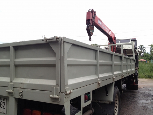 ขาย 6 ล้อ HINO FF3H ติดเครน 4.5 ตัน 4 ปลอก ยาว 7.20