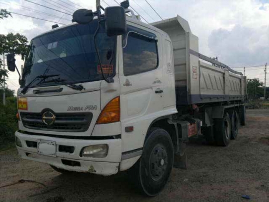 ขายรถ 22 ล้อดัมพ์พ่วงแม่-ลูก HINO MEGA 260 ดัมพ์สามมิตรลอนเฉียง ปี 2548 ลูกพ่วงดัมพ์สหกิจ 3 สามคานแท้คอกเสมอหัว ราคา 2350000