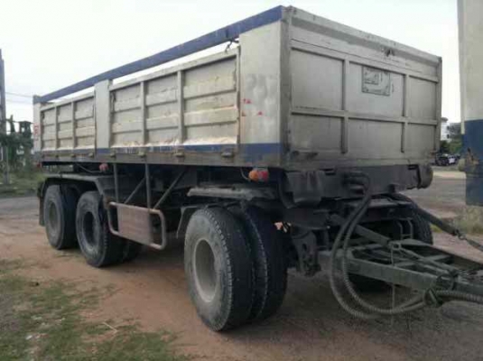 ขายรถ 22 ล้อดัมพ์พ่วงแม่-ลูก HINO MEGA 260 ดัมพ์สามมิตรลอนเฉียง ปี 2548 ลูกพ่วงดัมพ์สหกิจ 3 สามคานแท้คอกเสมอหัว ราคา 2350000