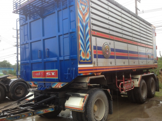 ขายลูกพ่วงSTใหม่3เพลาแท้คอกสูง2.2 ยาว6.8