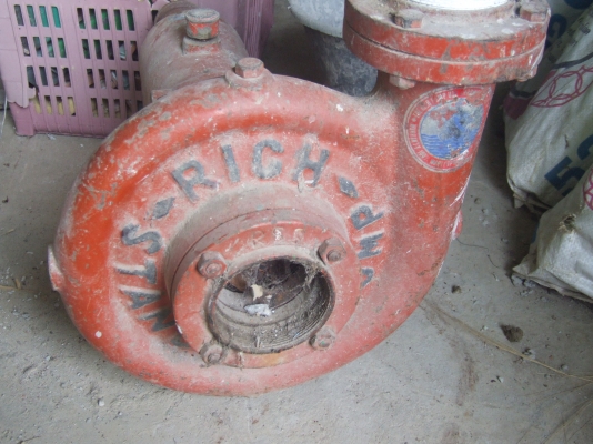 ปั้มน้ำคุณภาพสูงRICH ขนาด3-4นิ้ว พร้อมใช้มีร่องพลูเลย์ใส่สายพานได้เลย