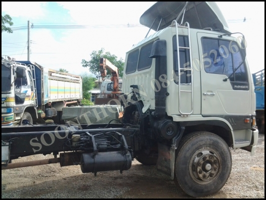 ขายด่วน รถบรรทุก 10 ล้อ HINO 195 แรง หัวสิงห์ไฮเทค (หัวคัซซี) รถพร้อมใช้งาน ราคาสุดคุ้ม