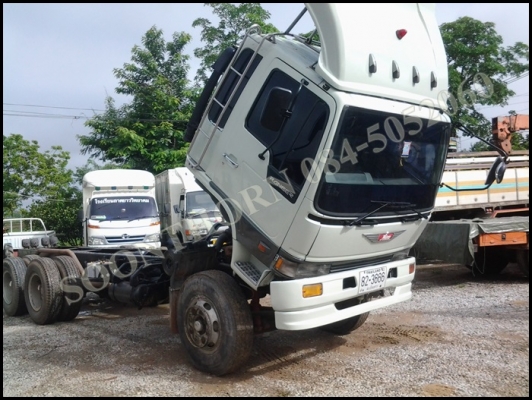 ขายด่วน รถบรรทุก 10 ล้อ HINO 195 แรง หัวสิงห์ไฮเทค (หัวคัซซี) รถพร้อมใช้งาน ราคาสุดคุ้ม