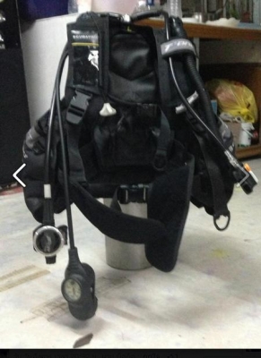 มาอีก แล้วของดีและถูกโคตร ชุดประดาน้ำ SCOBAPRO (T-ONE)#4 ครบชุด ,พร้อมถัง LUXFER 3000 ปอนด์ (ใช้ไม่ถึง 10 ไดร์ฟ)  ขาด ฟิน-หน้ากาก ดำได้เลย) 0879246343 (หนุ่ม)