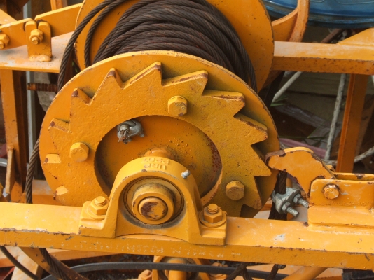 ชุดดึงวัสดุขึ้นที่สูงสภาพใหม่มากใช้งานครั้งเดียว(ไม่มีมอเตอร์)