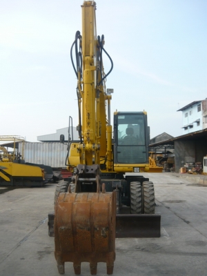 รถขุด Komatsu PW150-6 รถเก่านอก สภาพเดิมๆ เนี๊ยบไม่มีที่ติ