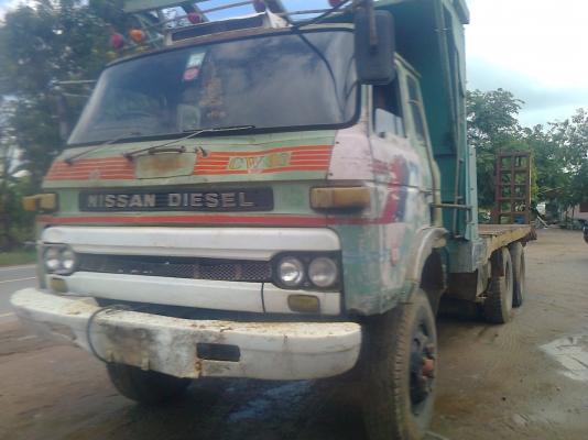 10 ล้อ เทเลอร์บรรทุกรถเกี่ยวข้าว  2 เพลา