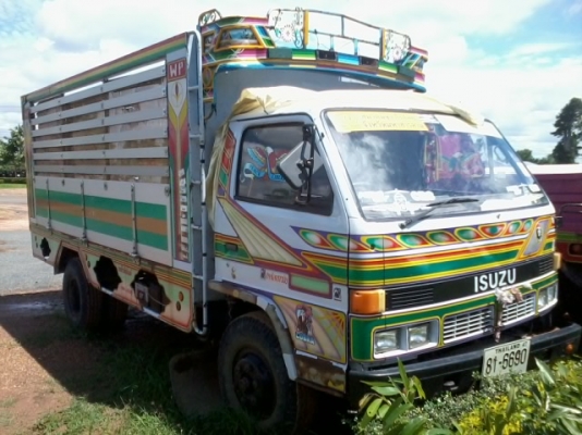 มาแล้วรถดั้มเกษตร ISUZU115Hp ลายสวยๆ