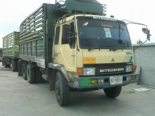 ขายด่วน!! Mitsubishi Fuso FN527 พ่วงแม่-ลูก 10 ล้อ 2 เพลา