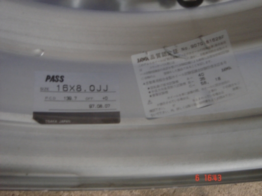 ล้อแม็กญี่ปุ่นแท้ 16 ล้อแม็กญี่ปุ่นแท้ 16