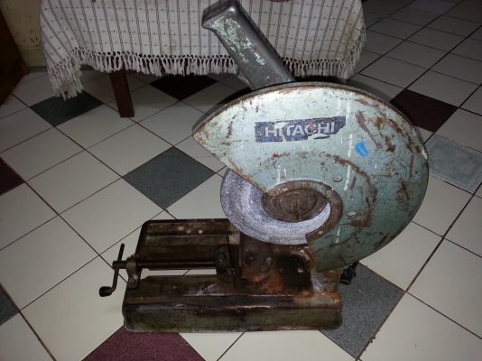 ขายไฟเบอร์ตัดเหล็ก14นิ้วยี่ห้อHITACHI(made in japan)แท้ๆพร้อมใช้งานคับ