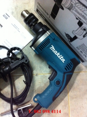 สว่านกระแทก มากีตาร์ Makita Hammer Drill รุ่น HP1630 (สามารถปรับขวา-ซ้ายได้)