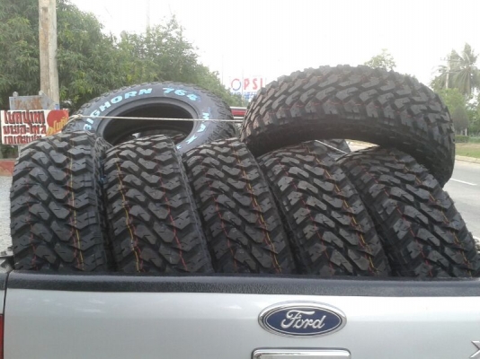 ขายยางใหม่ Mud Maxxis 764 ขนาด 245/75R16 ปี 13