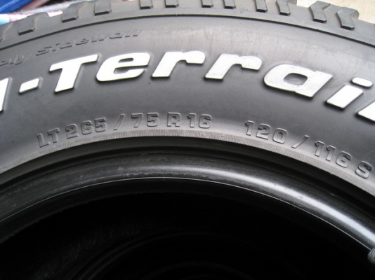 ยาง BF Goodrich All-Terrian 265/75/16