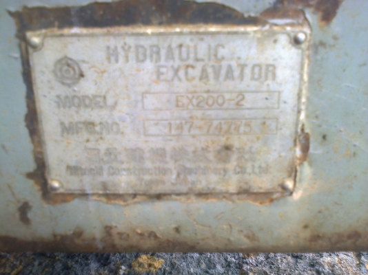 ฝากขายแม็คโค HITACHI EX200-2 ฝากขายแม็คโค HITACHI EX200-2