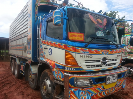 ขายHINO 380Hp 12 ล้อ ปี 55 กะบะอลูปิเนียม ดั๊มแม่-ลูก