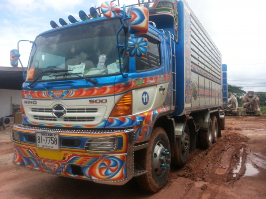 ขายHINO 380Hp 12 ล้อ ปี 55 กะบะอลูปิเนียม ดั๊มแม่-ลูก