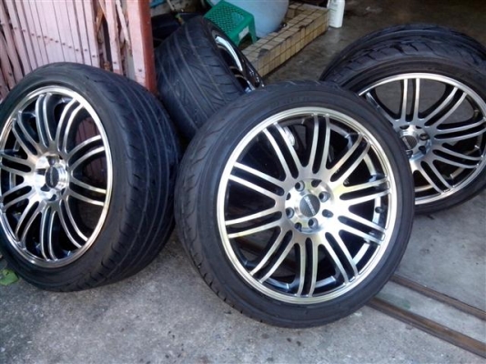 ขาย LENSO ขอบ 17 พร้อม Yokohama 205/45/17 ดอกเต็ม