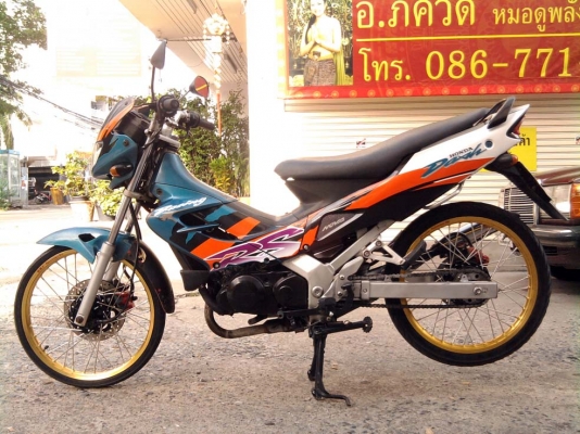 ขออนุญาติขาย  Honda Dash New 125 cc. ปี99 สีเขียวขาว