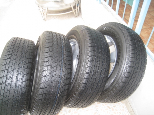 ขายล้อแม็กป้ายแดง  All New Isuzu d-max 17"x7" et33 6รู139 +ยางปี 1313 (081-3747940)