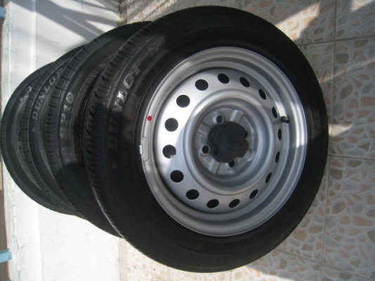 ขายกะทะล้อ Toyota vios ขอบ14 4รู100+ยางป้ายแดง ปี13 (081-3747940)