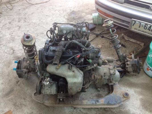 เครืองมิล่า EF หัวฉีด ยกแพ ยังอยู่ในรถ ลองขับก่อนได้ เครื่องดีครับ วิ่ง 120 สบายๆ