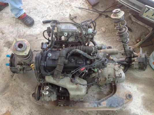 เครืองมิล่า EF หัวฉีด ยกแพ ยังอยู่ในรถ ลองขับก่อนได้ เครื่องดีครับ วิ่ง 120 สบายๆ