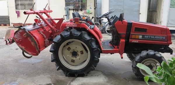 รถไถ Mitsubishi 4WD MT22 พร้อมโรตารี่ มือสองญี่ปุ่น นำเข้าเองโดยตรงจากญี่ปุ่น