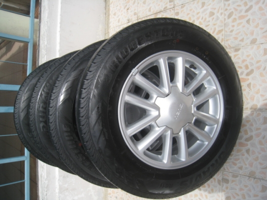 ขายล้อแม็กป้ายแดง  All New Isuzu d-max 16"x6.5" et41 6รู139 +ยางปี 13 (081-3747940)