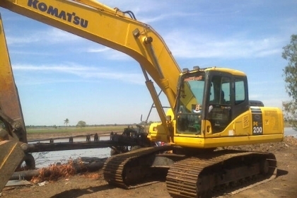 KOMATSU PC200-7 ใช้งาน10000ช.มเศษ รถสวยไฟฟ้าครบ