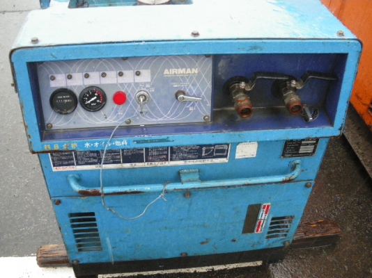 ขายเครื่องปั๊มลม Airman PDS90S #71-5041894 ปี2537 3702ชม. พร้อมตรวจสภาพ