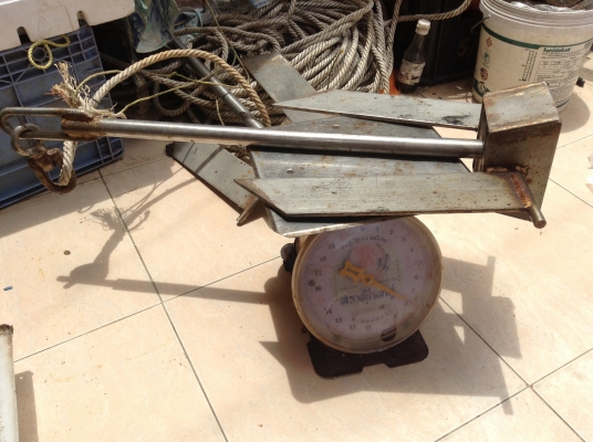 ขายสมอเรือ. สเเตนเลส หนักๆ 2ตัว