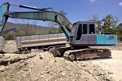 KOBELCO SK07 MACKII ปั้ม K3V เครื่อง6D31