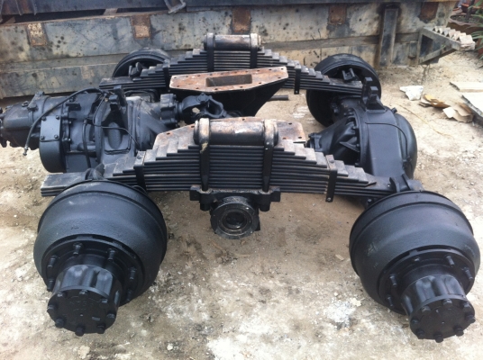 ขายช่วงล่าง แท่นเพลาโบกี้สิบล้อ NISSAN CW สองเพลาแท่นใหญ่ 8 น็อต ช่วงล่างสวยมาก ลูกหมากแน่นทุกตัว พร้อมใช้งาน เหมาะสำหรับทำรถบรรทุกดิน เทลอร์บรรทุกแบ็คโฮ หัวลาก ยิงทราย พ่นสีให้เรียบร้อยครับ โทร 091-5589949