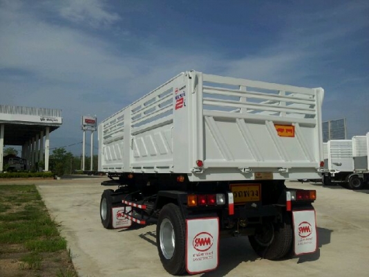 ขายลูกพ่วง 2 เพลารถใหม่ กระบะดั๊มสามมิตร / ไฟแนนท์ผ่านรับรถได้เลย!