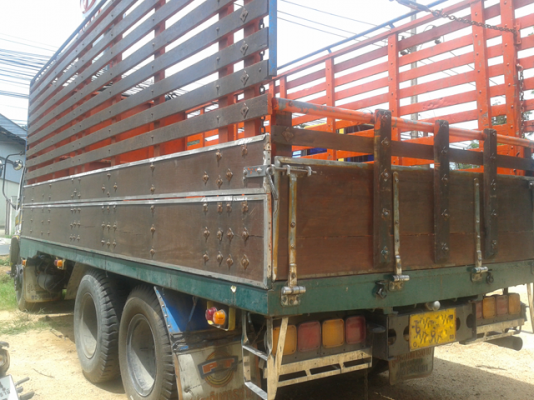 10 ล้อคอกสูง ISUZU ร็อกกี้ FVM12MY เครื่อง 6BG1 เสื้อส้ม 175 แรง