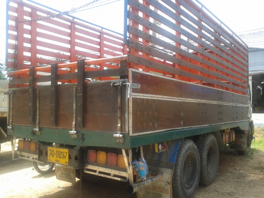 10 ล้อคอกสูง ISUZU ร็อกกี้ FVM12MY เครื่อง 6BG1 เสื้อส้ม 175 แรง