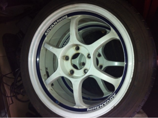 ขายล้อ rg1 ขอบ 17 แท้ กว้าง 7.5 ทั้ง 4วง พร้อมยาง  215 40 17 ขาย  25000